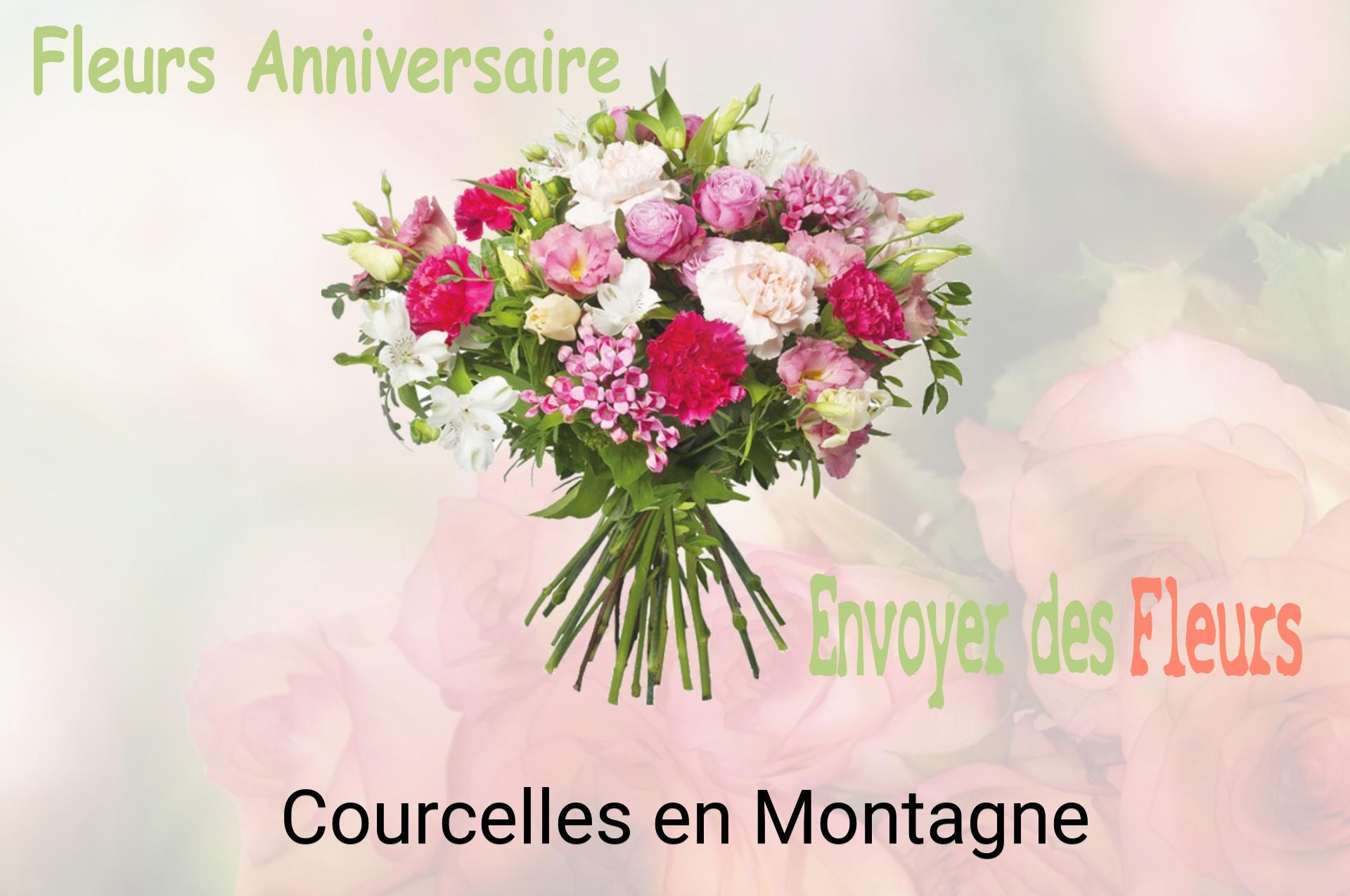 Bouquet de fleurs d’anniversaire livré à Courcelles-en-Montagne